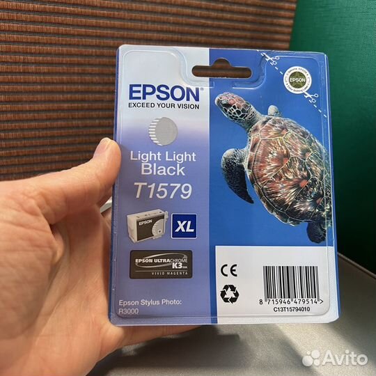 Картридж Epson T1579 Light Light Black C13T1579401
