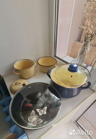 Кухонная утварь,посуда,набор ножей бу