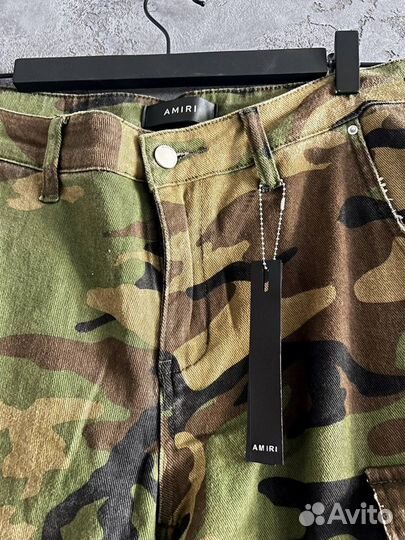 Amiri camo cargo джинсы