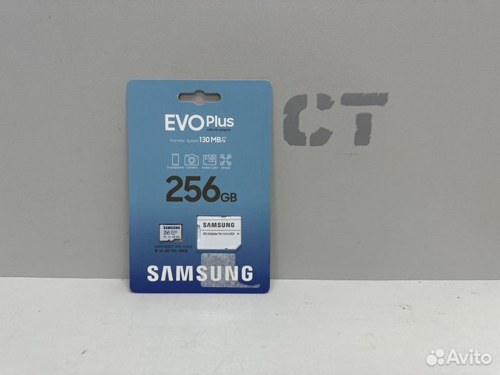 Флэкшка micro sd Samsung Evo Plus 256gb