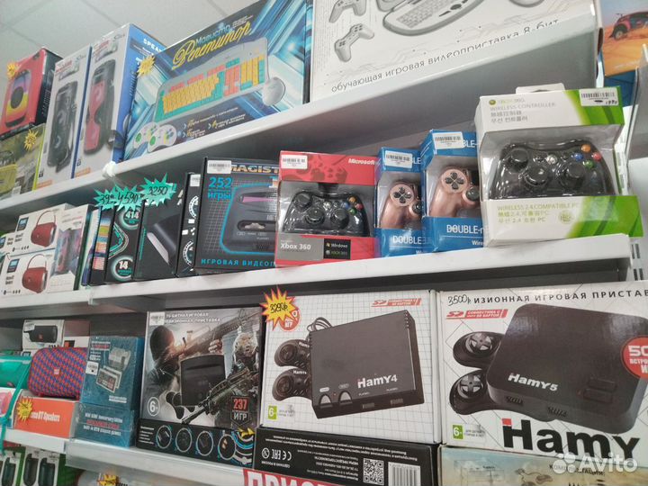 Геймпад, Xbox 360-One, Sega, 8bit, картриджи денди