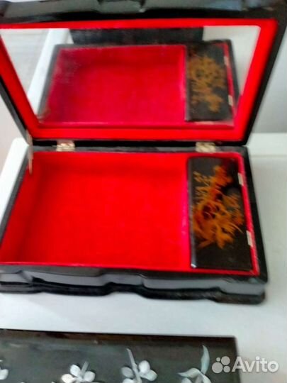 Старинная винтажные шкатулка