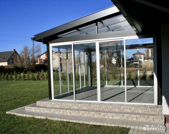 Окна для террасы, беседки, веранды