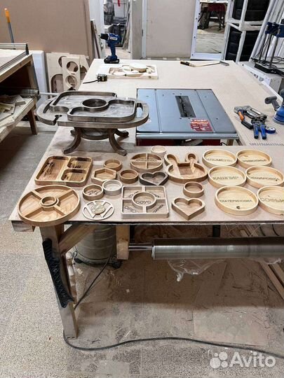 Менажница деревянная