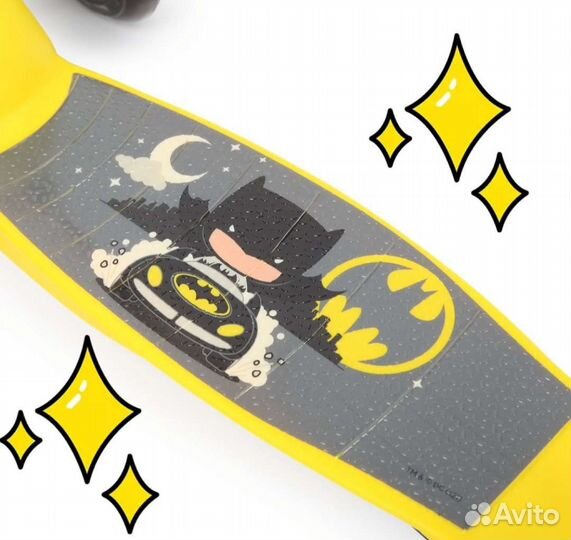 Самокат детский трехколесный светящиеся колеса