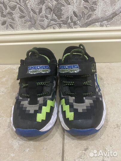 Кроссовки детские Skechers 28,5р (майнкрафт)