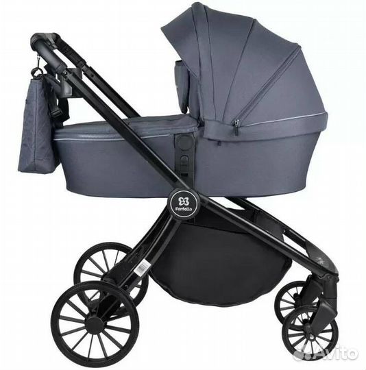 Коляска 2 в 1 эко кожа