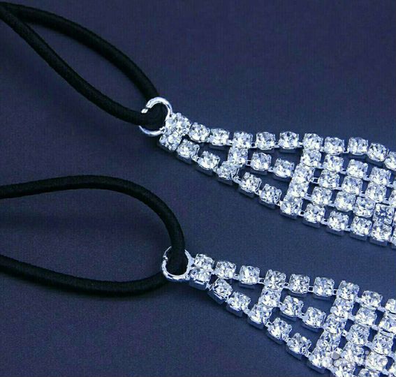 Повязка на голову со стразами