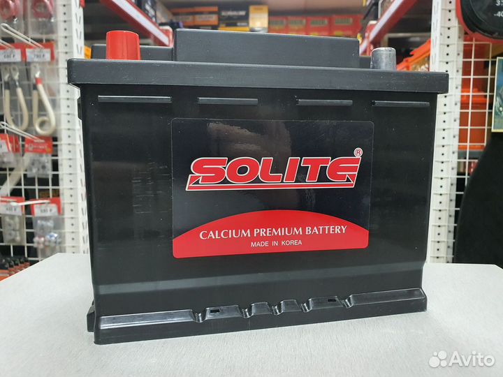 Аккумулятор Solite (Солайт) 62Ah 600A прямая поляр