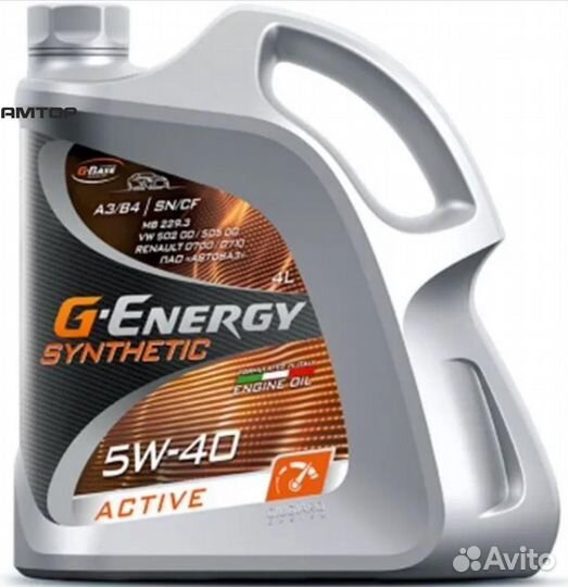 G-energy 253142410 Масло моторное синтетическое G