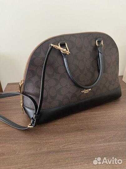 Сумка женская натуральная кожа coach