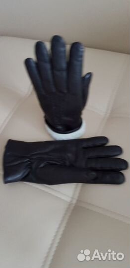 Перчатки женские зимние натуральная кожа и мех