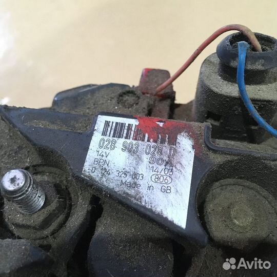 Генератор VAG 028903028D Golf Bora Jetta Passat