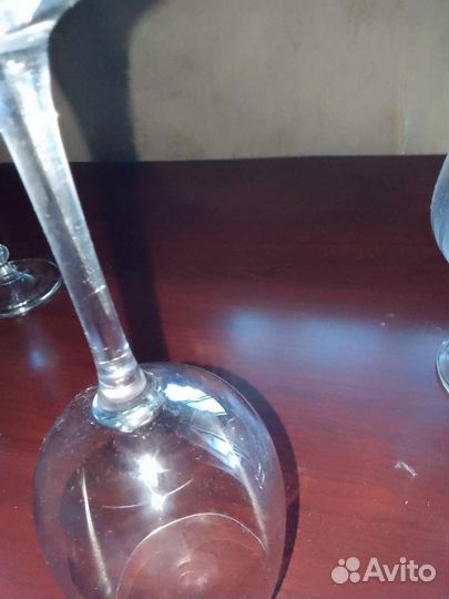 Хрустальные бокалы фужеры Богемия