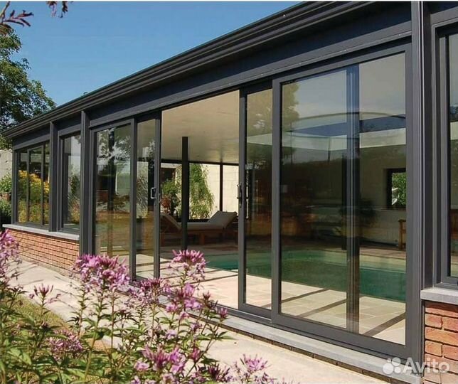 Безрамное остекление террас