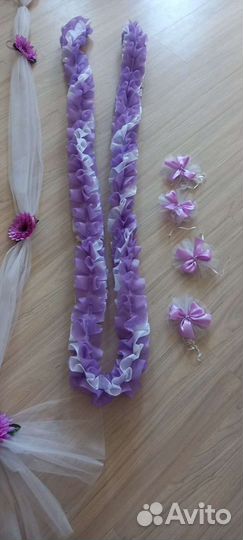 Свадебные украшения невесты, галочка на капот Лент