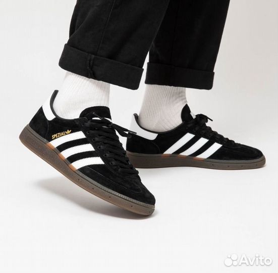 Кроссовки adidas handball spezial black