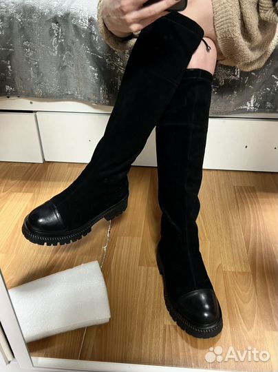 Сапоги зимние натуральная кожа