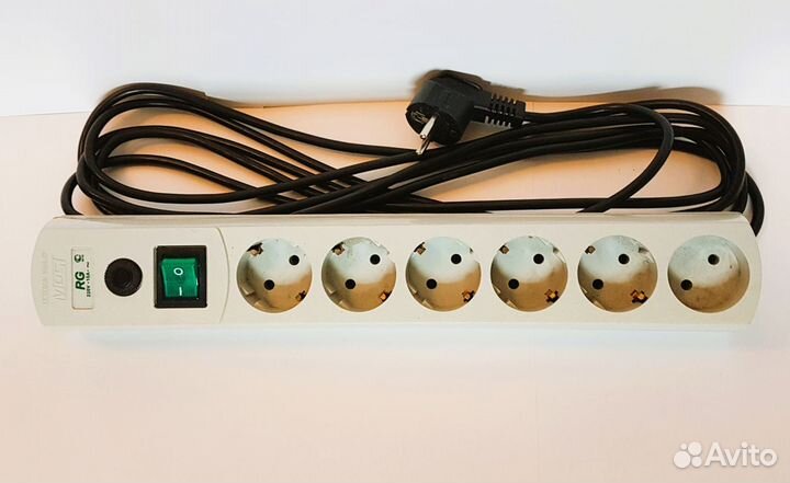 Сетевой фильтр Most RG 5м (6 розеток) белый