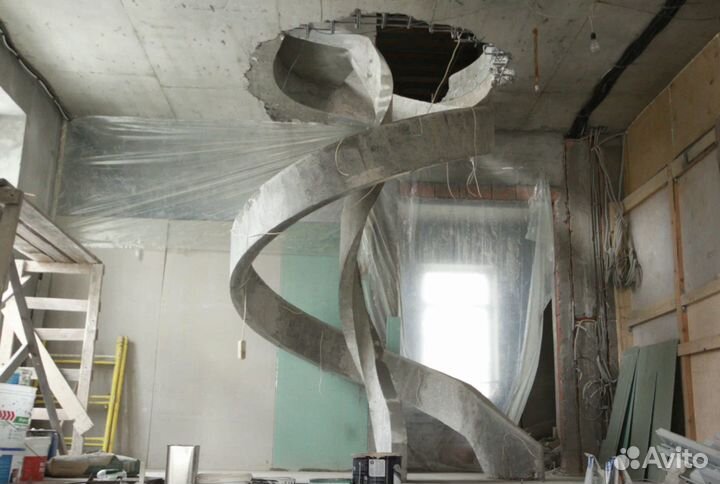 Бетонная лестница под заказ