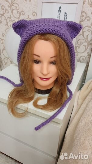 Шапка кото- чепчик