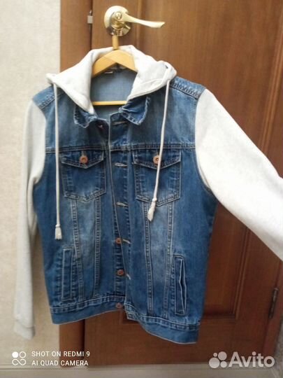 Джинсовая куртка мужская р.46