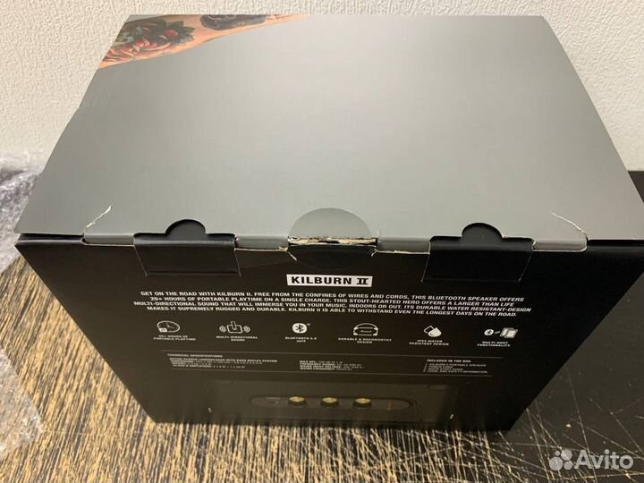 Marshall Kilburn II Черный Латунь