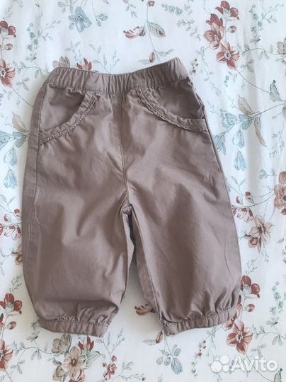 Комплект рубашка шорты H&M hm и брюки для девочки