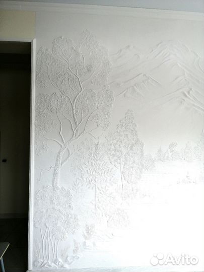 Барельеф на стену. барельеф из гипса