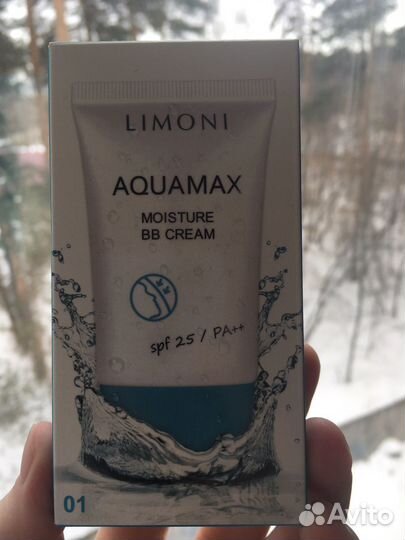 Limoni bb крем aquamax spf 25 тон 01 40 мл