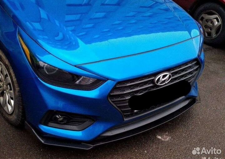 Губа на бампер универсальная, сплитер