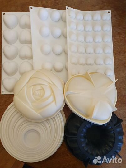 Силиконовые формочки для выпечки и муссовых