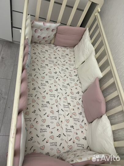 Детская прямоугольная кроватка