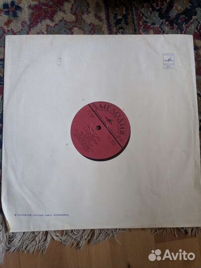 Виниловая пластинка Бах