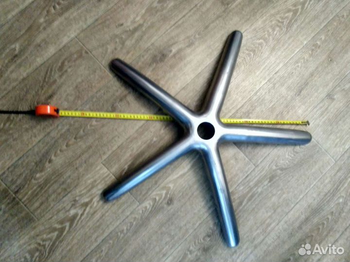 Крестовина офисного кресла,литой алюминий, 73см