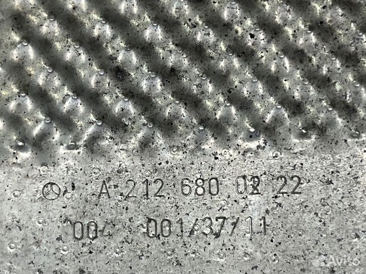 Термоэкран заднего бампера мерседес w212