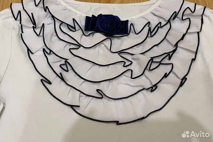 Блузка белая на рост 146-152