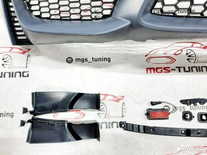 Обвес BMW 4 series f36 стиль M4 + ноздри и насадки