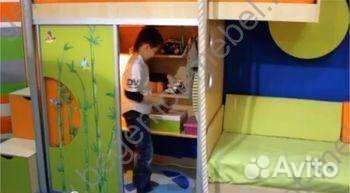 Детская 2х ярусная кровать