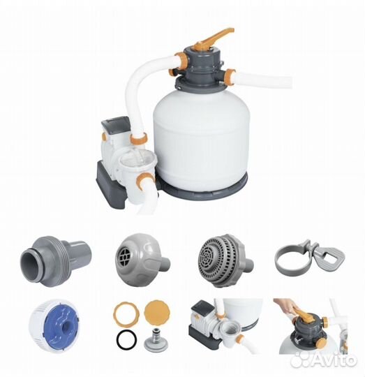 Песочный фильтр для бассейна 8327 л ч Новые