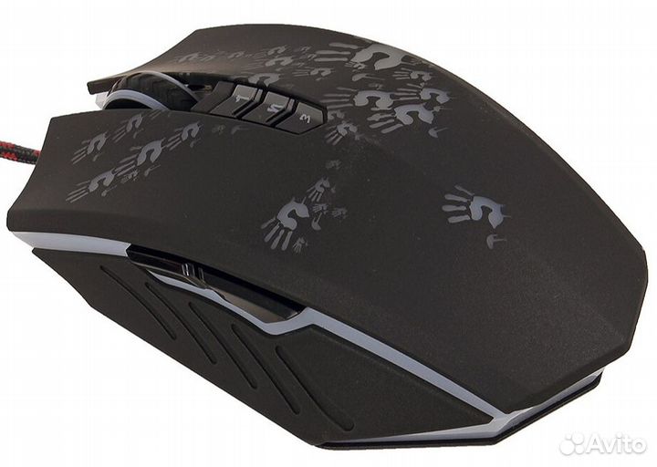 Мышь A4Tech Bloody A6 Blazing black Laser