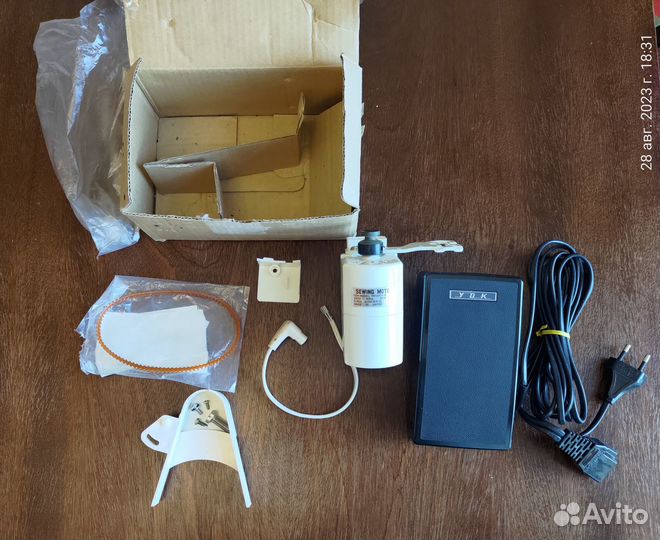 Электропривод к швейной машинке