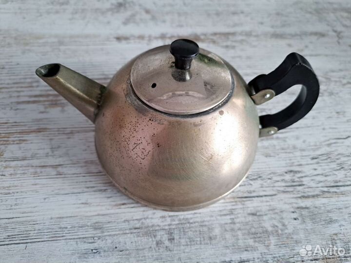 Чайник заварочный СССР мельхиор