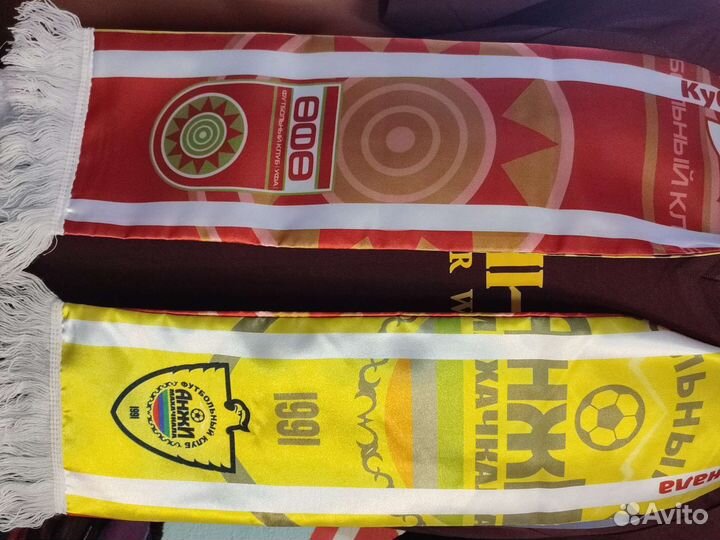 Шарфы фанатские матчевые фк Уфа Спартак цска Зенит