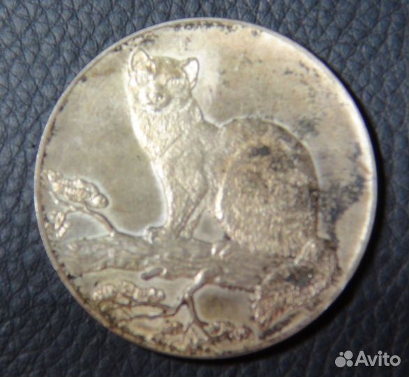 Серебряная монета 