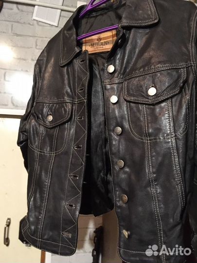 Кожаный пиджак