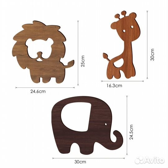 Деревянный декор для комнаты