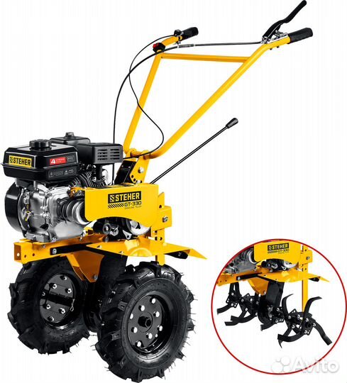 Бензиновый мотоблок steher, 7 л.с. GT-330