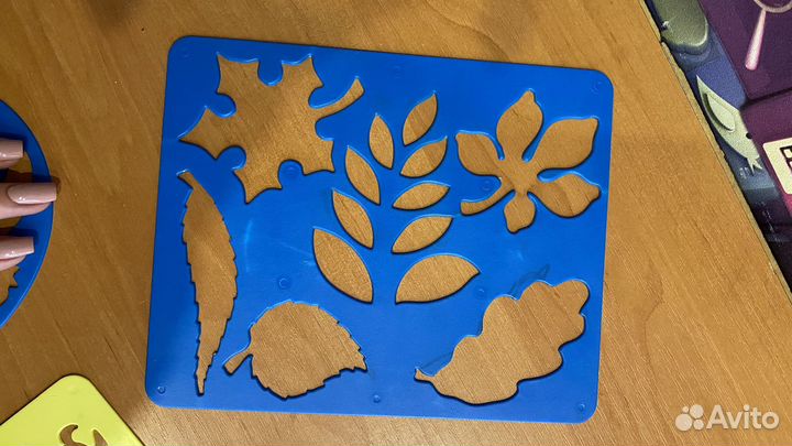 Фигурный трафарет для рисования 5 штук