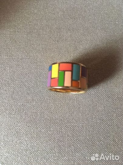 Кольцо с эмалью Санлайт